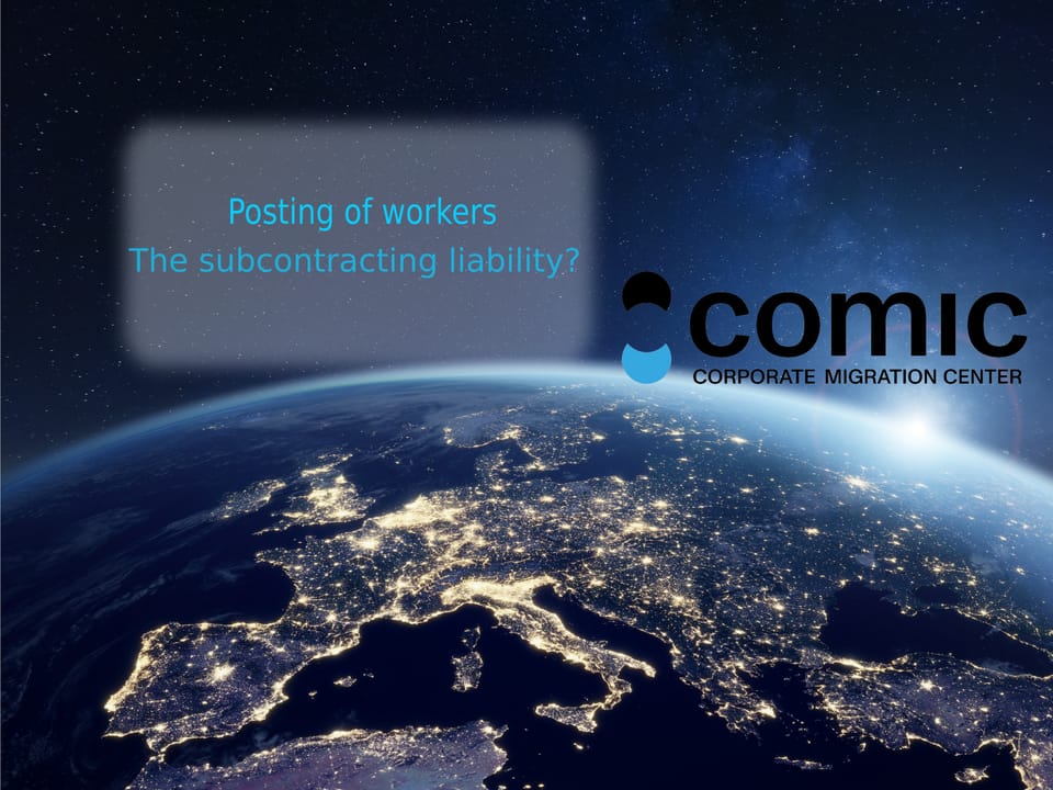COMIC – compliance label for contractors