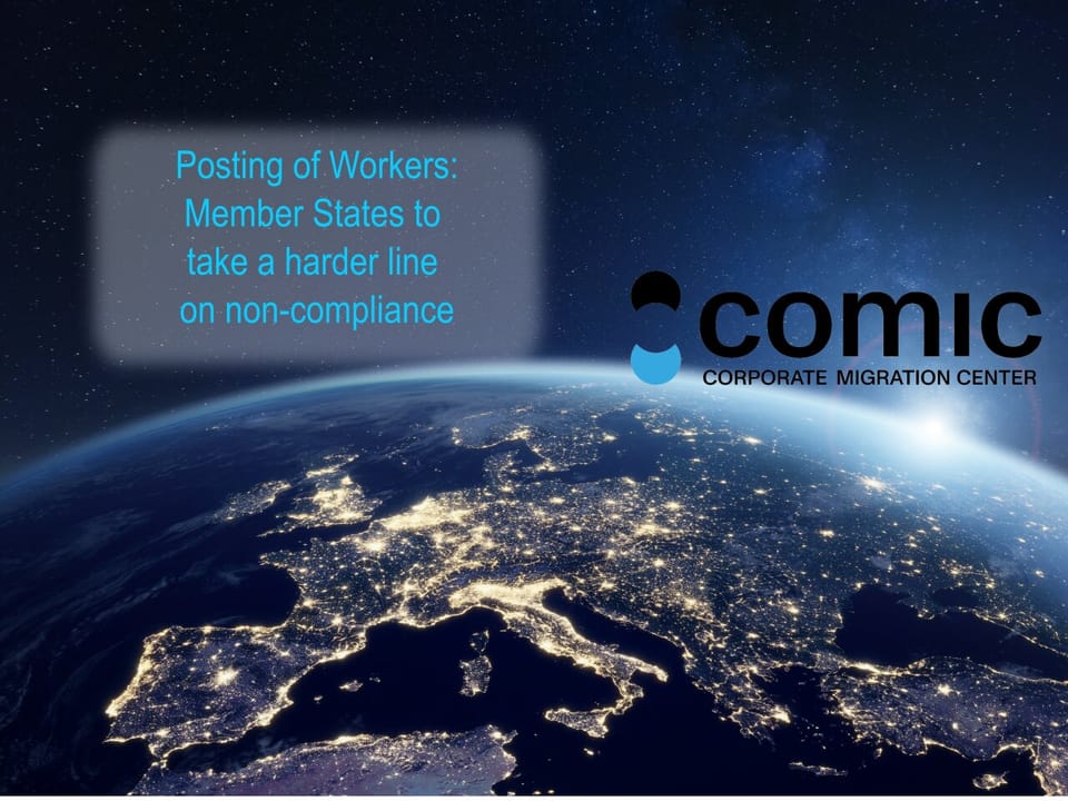 Posting of Workers - Member States to take a harder line on non-compliance